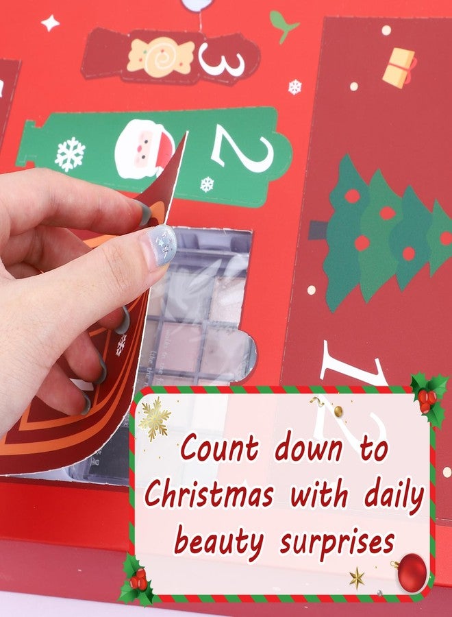 إريندي تقويم إيريندي للمكياج لعام 2025، مجموعة مكياج هدايا عيد الميلاد لمدة 12 يومًا للفتيات المراهقات والسيدات، تقويم العد التنازلي لعطلة عيد الميلاد 2025، مجموعات هدايا مكياج مفاجئة للنساء - Image 4